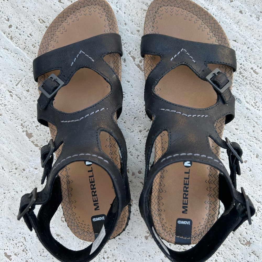 ✨NEW✨MERRELL LEATHER SANDALS - Picture 8 of 8